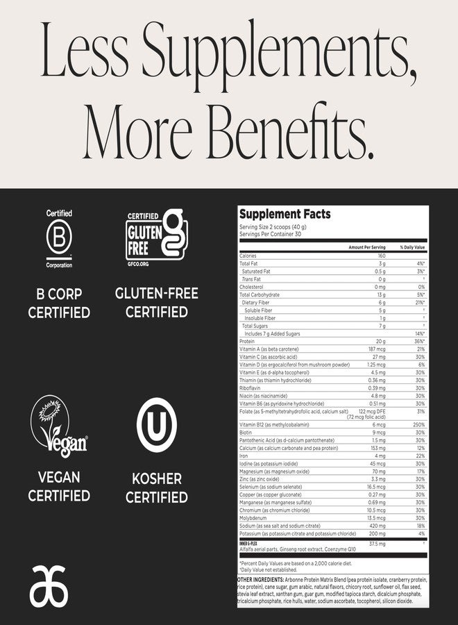 Arbonne Feelfit Pea Protein Shake - Daily Supplement Powder, Vegan Protein for Support of Overall Health, Energy and Well-Being, Vanilla - Image 5